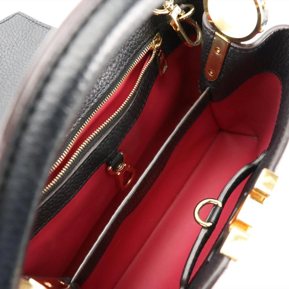 Louis Vuitton Black Taurillon Capucines BB Bag - Picture 5 of 9